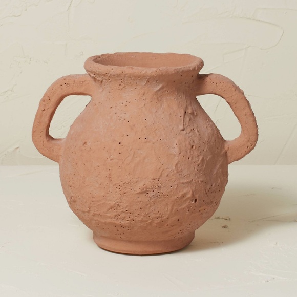 Opalhouse Other - NEW Opalhouse Jungalow Terracotta Jug Vase w/Handles